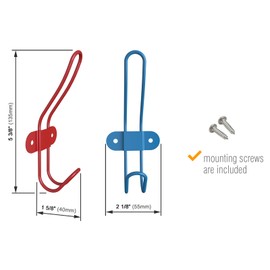 Tibres - Kids Wall Coat Hooks for Girls and Boys for Jackets Clothes Hats Backpacks Robes and Towels - Children Colorful Wall Mounted Hanger Hooks for Use in Nursery Bedroom and Bathroom - Set of 10