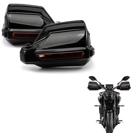 Motorcycle Hand Guard Grip Protection Shield Motorcycle Motocross Scooter Windproof Handlebar Hand Guard Protective Equipment Black