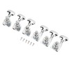 1:18 Gear Ratio Guitar Tuners Knob Enclosed Robust Silver Electric