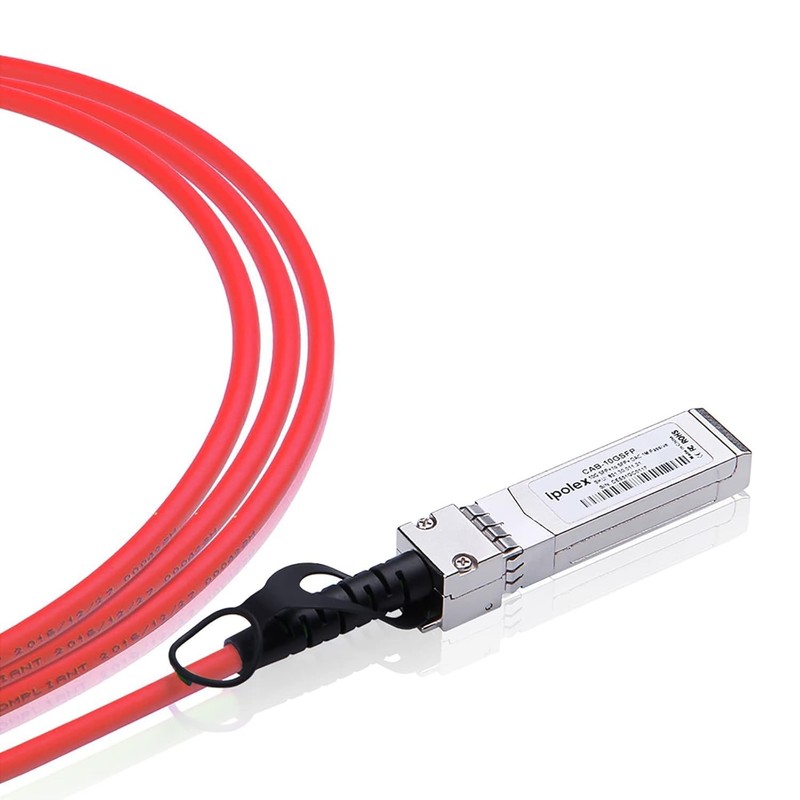 ipolex 10G SFP+ Copper Cable, Red SFP+ DAC, 10GBASE-CU Direct