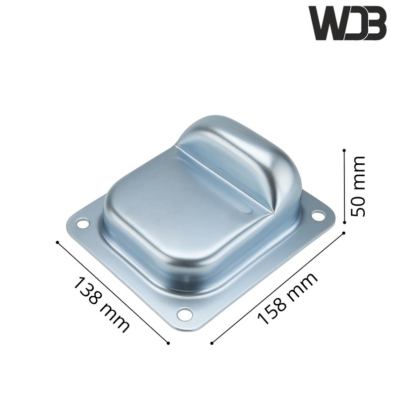 Door Stop Floor 158 x 138 mm for Rolling Gates