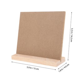 STOBAZA Double Sided Memo Board with Stand Small Tabletop Message Board Versatile Decoration for Weddings Parties Offices for Crafting Place Cards and Home Use