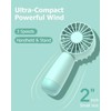 Mottinhill Handheld Portable Mini Fans for Travel, 4800mAh Rechargeable Battery