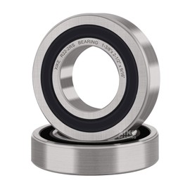 XiKe 2 Pcs R22-2RS Double Rubber Seal Bearings 1-3/8" x 2-1/2" x 9/16", Pre-Lubricated and Stable Performance and Cost Effective, Deep Groove Ball Bearings.…