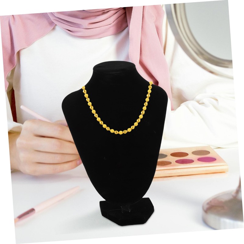Operitacx Necklace Holder Stand Necklace Stand Adjustable Neck for Jewellery
