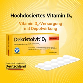 Dekristolvit D3 5600 Tablets - Power for Your Immune System, Pack of 60