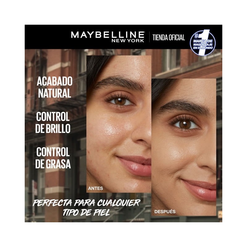 Base de maquillaje Maybelline New York Fit Me! matte +
