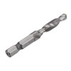 sourcing map 2 Pieces Combined Drill Tap TiAlN Coated Cobalt
