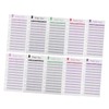 jojofuny A6 Budget Binder 60 Sheets Expense Tracker Cards Cash
