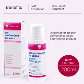 Breast Firming Cream 200 ml | Breast and Skin Firming Cream with Active Ingredients of Natural Origin Firming and Volumising Cream for the Breasts Breast Lift Prevents Stretch Marks