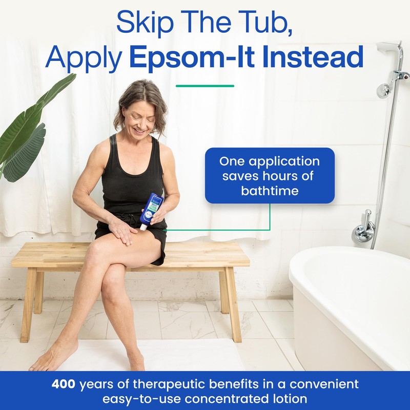 EPSOM-IT EPSOM-IT Soothing Muscle Lotion - Epsom Salt Magnesium Sulfate