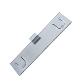 NIHUIFA Monitor Document Paper Holder for Laptops & Desk Monitors, Transparent Gray Plastic Clip, Modern, Minimalist, In Line Form Factor