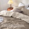 Bedsure Bedding Comforter Sets Queen, Reversible Khaki Prewashed Bed Comforter