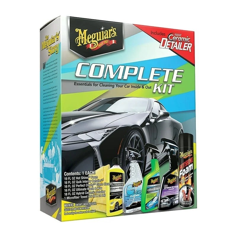 Meguiar's Complete Car Care Detailing Kit • #G55208
