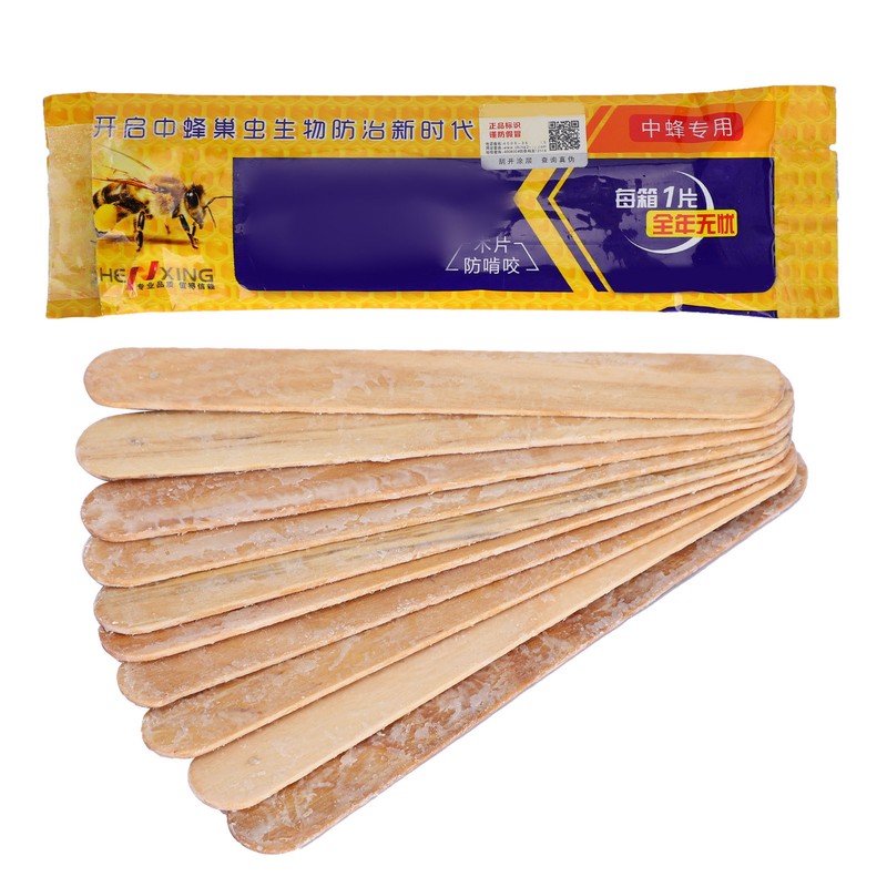 Beekeeping Pest Control Wood Strips Quick Effect Bee Wax Moth
