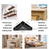 L&M Trapeziform Angle Brackets 4 PCS , Shelf Brackets Heavy