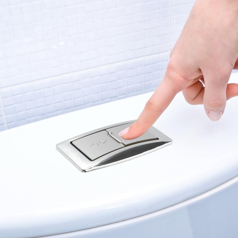 Dual Flush Button Replacement: Toilet Lid Button Flushing Toilet Tank