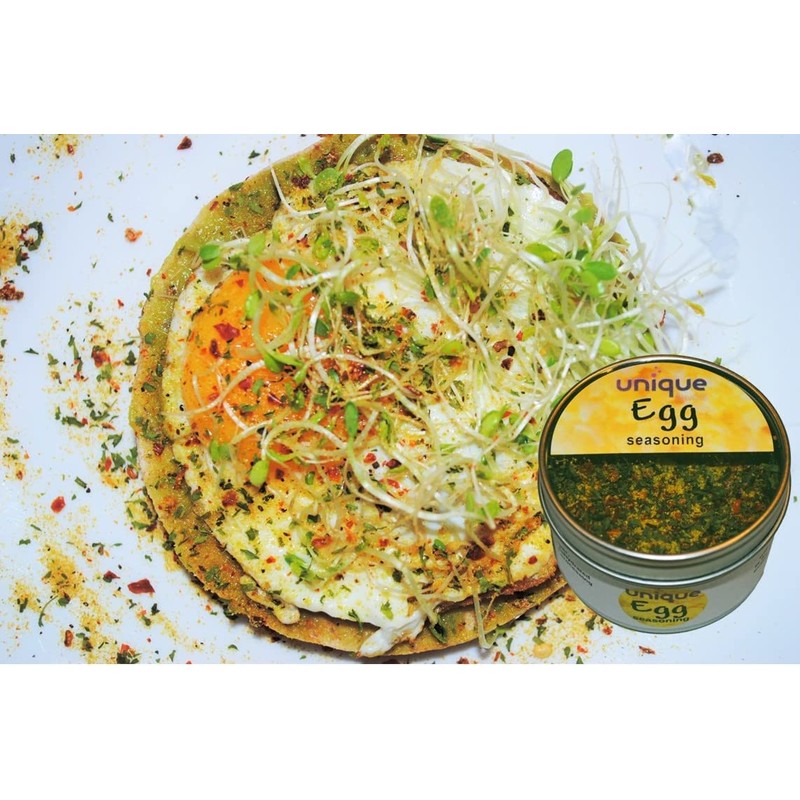 Egg Seasoning Gourmet Topping For Scrambled Eggs, 2.2 oz Tin