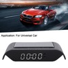 Car Digital Clock Auto Truck Solar Powered Time Date Temperature