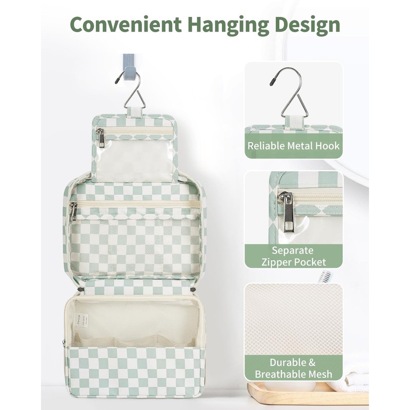 Travel Hanging Toiletry Wash Bag Makeup Cosmetic Organizer for Women