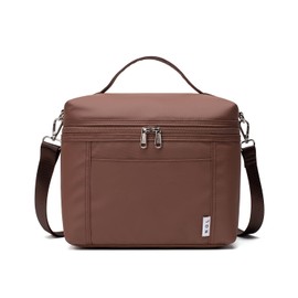 NOL Natural Organic Lifestyle - Lonchera térmica para mujer - Hielera ligera de nailon - Lonchera impermeable para el trabajo