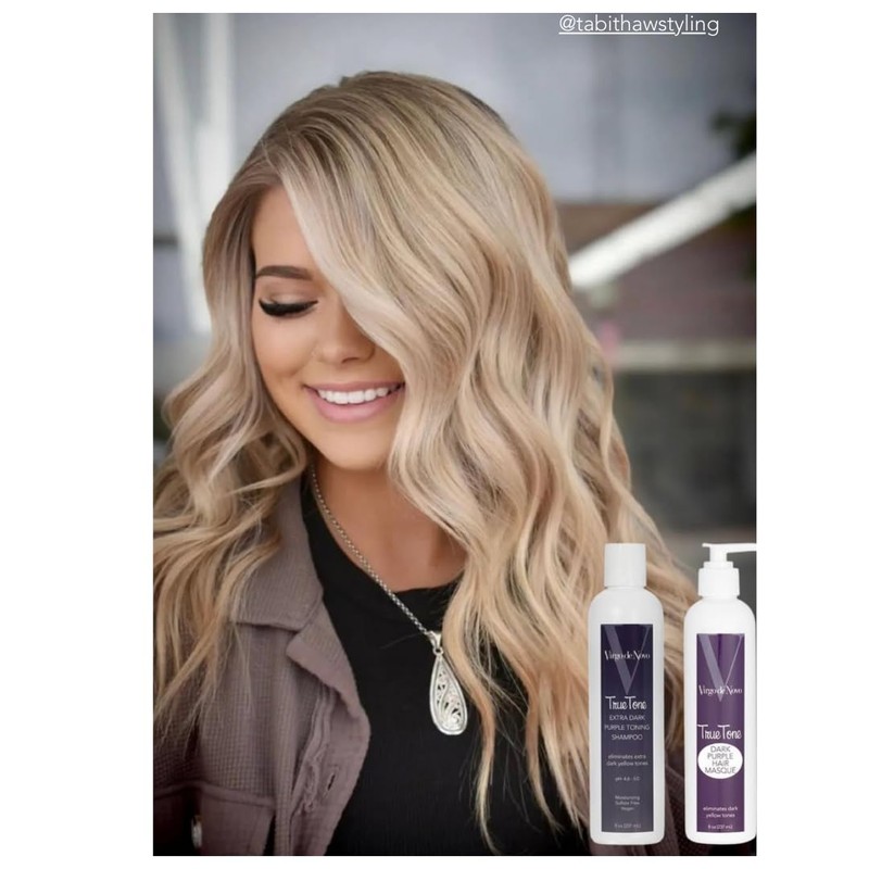 Virgo de Novo Extra Dark Purple Toning Shampoo – Neutralizes