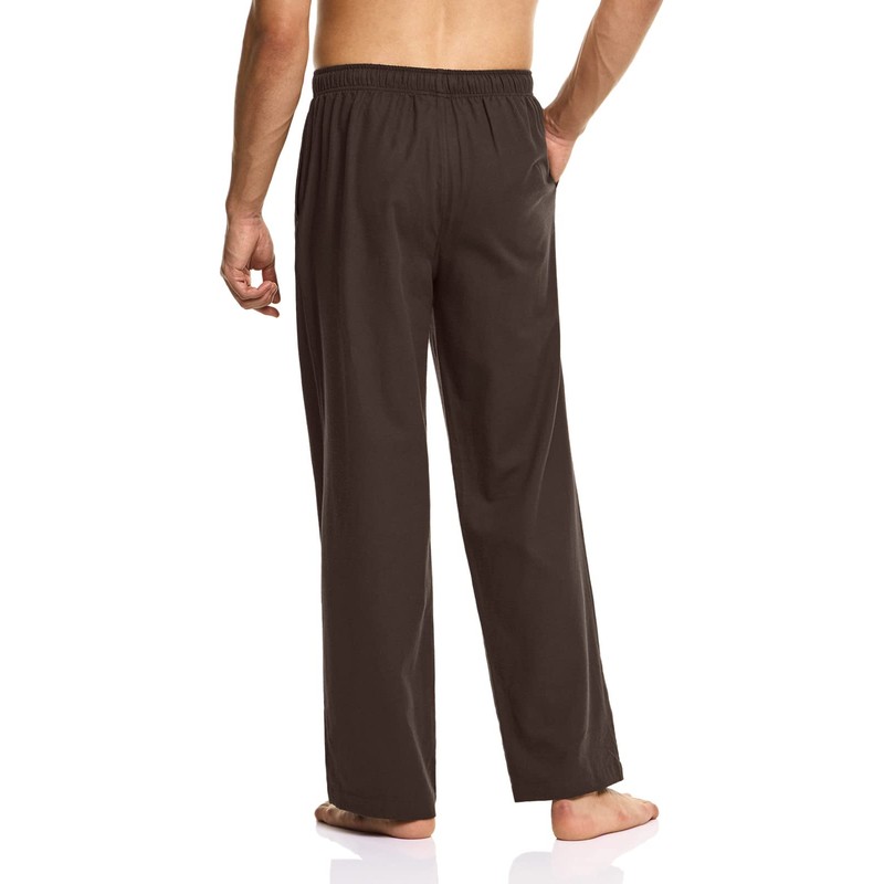 CQR Men's 100% Cotton Plaid Flannel Pajama Pants, Brushed Soft