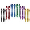 CVMGO 18PCS 53mm Aluminium Dart Stems, 2BA Threaded Metal Medium