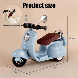 suction Blue Inertia Scooter Toy, Have a Seat, Dolls Accessories, Have a Seat Doll, Doll Accessories Toys for Children , Durable Design for Indoor and Outdoor Use, Lightweight and Easy to Operate