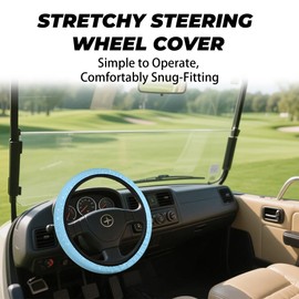 Steering Wheel Cover Waterproof and sweatproof (Blue)