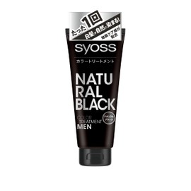 [Cyos] Color Treatment For Men, Natural Black (Hair Color, For Men, Gray Hair Dye), 6.3 oz (180 g) (x1)