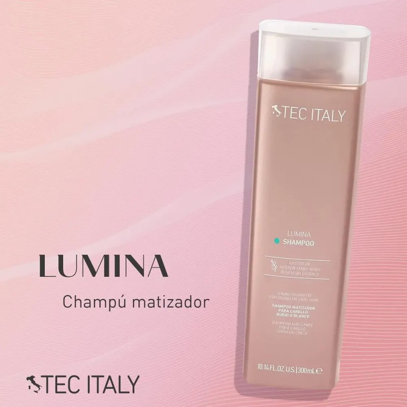 Shampoo Tec Italy Lumina Matizante Cabello Rubio 300ml
