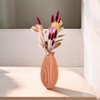 Artificial Flower Vase Unbreakable 20cm Modern Home Decor Boho Corrugation