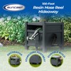 Suncast Garden Hose Hideaway Storage Reel Box, Cyberspace Grey –
