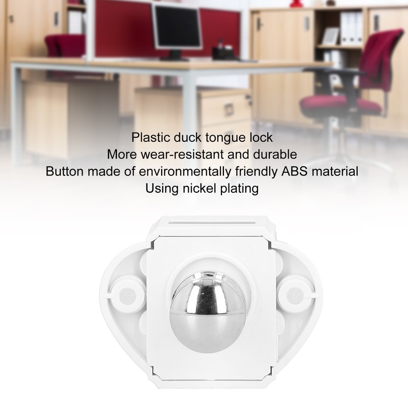 Push Button Catch RV Cabinet Latch Knob Keyless ABS for