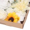 Artificial Flowers Combo Box Set Fake Flowers for DIY Wedding