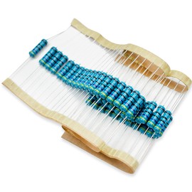 Innfeeltech 50 Pcs 2W 1% Tolerance 470 Ohm Metal Film Resistor Resistance for DIY Project and Experiments