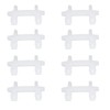 MTQY 8PCS White Bushings Vibration Damping Pads Blender Rubber Seals