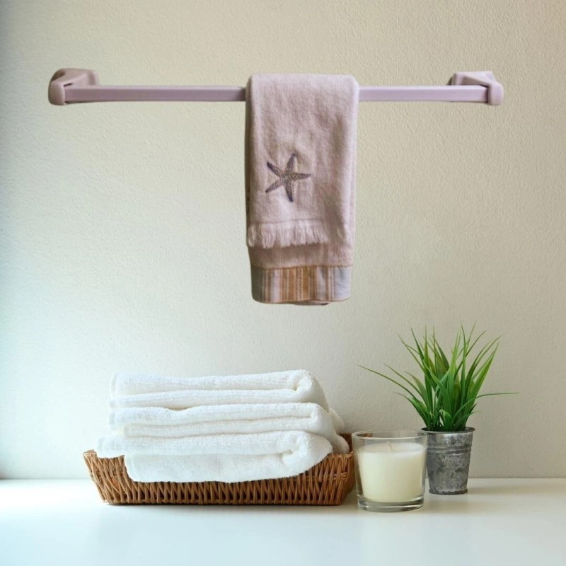 LPS Lowpricesupply 24" White Porcelain Towel Bar Set Concealed Mount