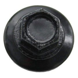 #14 x 7/8" Metal to Metal Type #1 Black 5/16" Hex Head -Drill Point - Stitch Tek - Metal to Metal Roofing Screws. 9/16" EPDM Washer