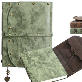 ACTIONDRAKE A5 Notebook/Journal - 288 Page Vintage Notebook for Men and Women Writing, Hardcover Notebook, Travel, Work, School, Note Taking, College Notebook (7.4 in. x 9.4 in.)