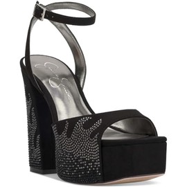 Jessica Simpson Women's LIRIO2 Sandal-Platform, Black, 6.5
