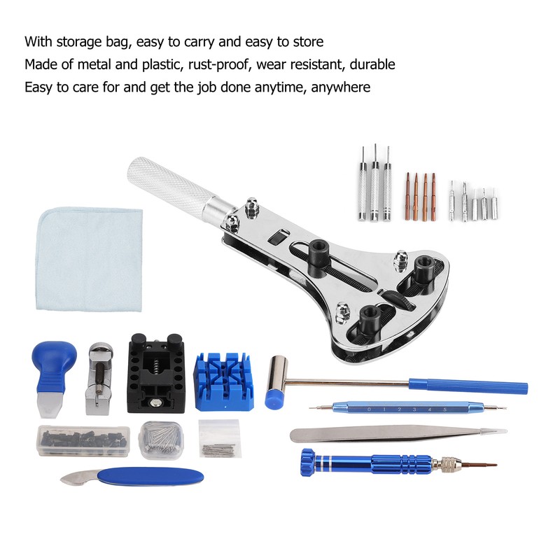 Watch Repair Kit Complete Tools Adjustment Portable Professional Spring Bar