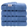American Soft Linen Luxury 4 Piece Bath Towel Set, 100%