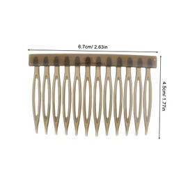 IWOWHERO Hair Combs for Women Styling Grooming 5pcs Professional Salon Barber Coating Secure Grip Bang Management