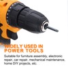 sourcing map 2pcs T6 Torx Screwdriver Bit 1/4" Hex Shank