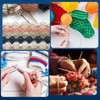 Plastic Sewing Needles 100 Pcs Large Eye Colorful Hand Sewing