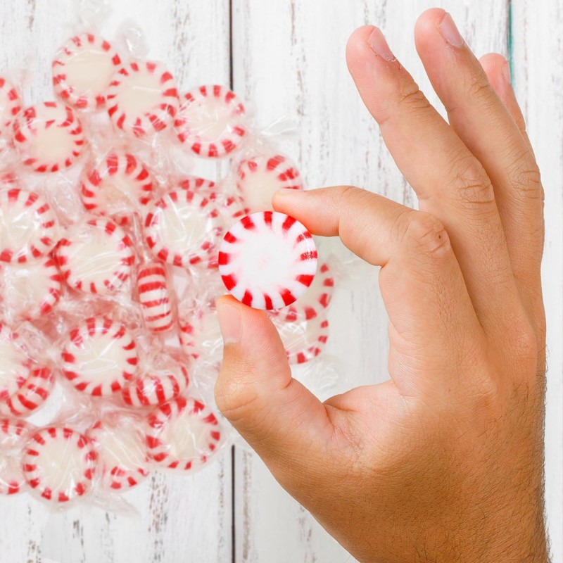 Bulk Starlight Peppermints Candy - 5 Pound Individually Wrapped Christmas