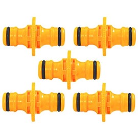 Hozelock 5 x Double Coupling Coupling for Hose Extension 1/2 Inch (12.5 mm)