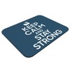 Fabulous Mauspad Keep Calm and Stay Strong Parodie Sport Krafttraining,